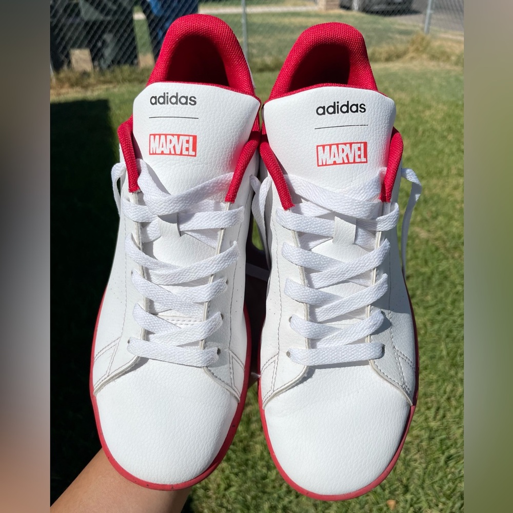 Adidas x Marvel Advantage Spider-Man Sneakers